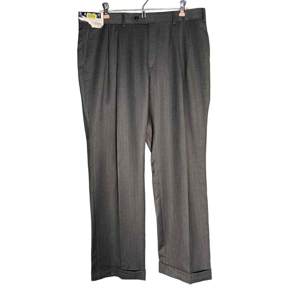 Ralph Lauren New Dress Pants Men 36x29 Modern Fit Flat Front Dress Pants Slacks